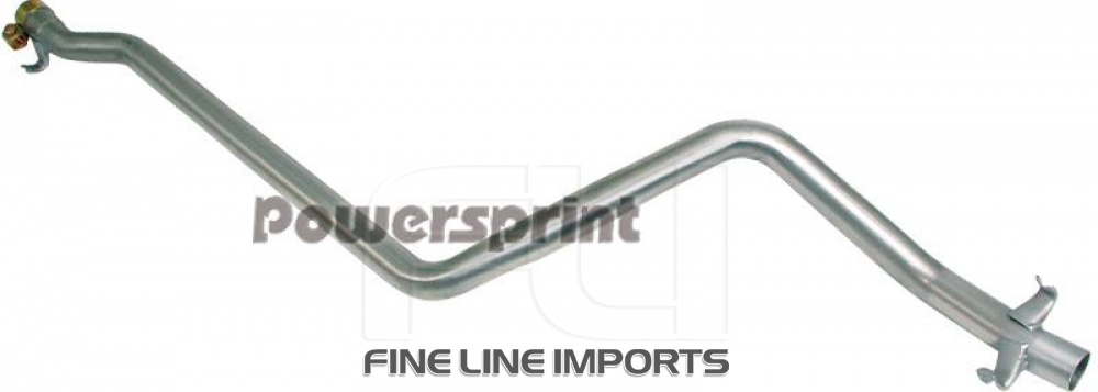 VW Golf 1 Cabrio middenpijp