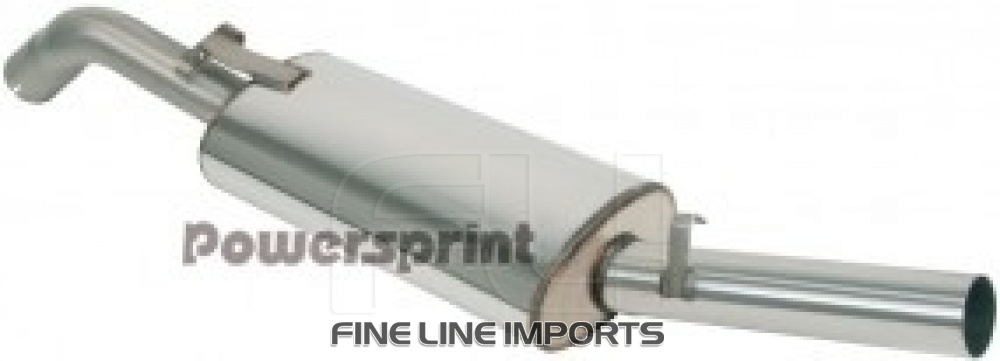 VW Golf 2 GTI 16v einddemper