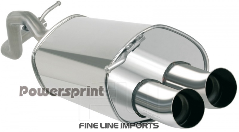 VW Golf 4 & New Beetle einddemper