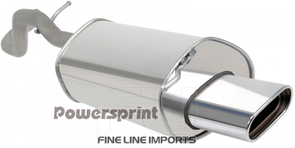 VW Golf 4 & New Beetle einddemper