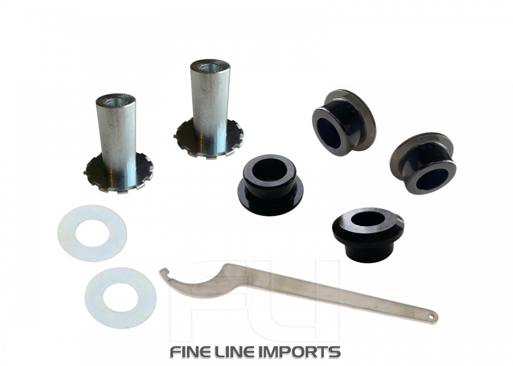Whiteline KCA539 Front Control Arm Lower - Inner Front Bushing Double Offset Kit to Suit Audi, Seat, Skoda and Volkswagen MQB Fwd/Awd