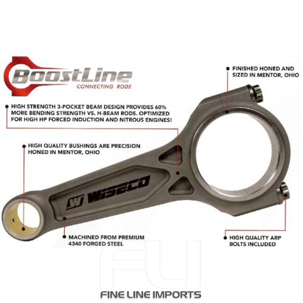 Wiseco Boostline Conrods - HN5433-827+