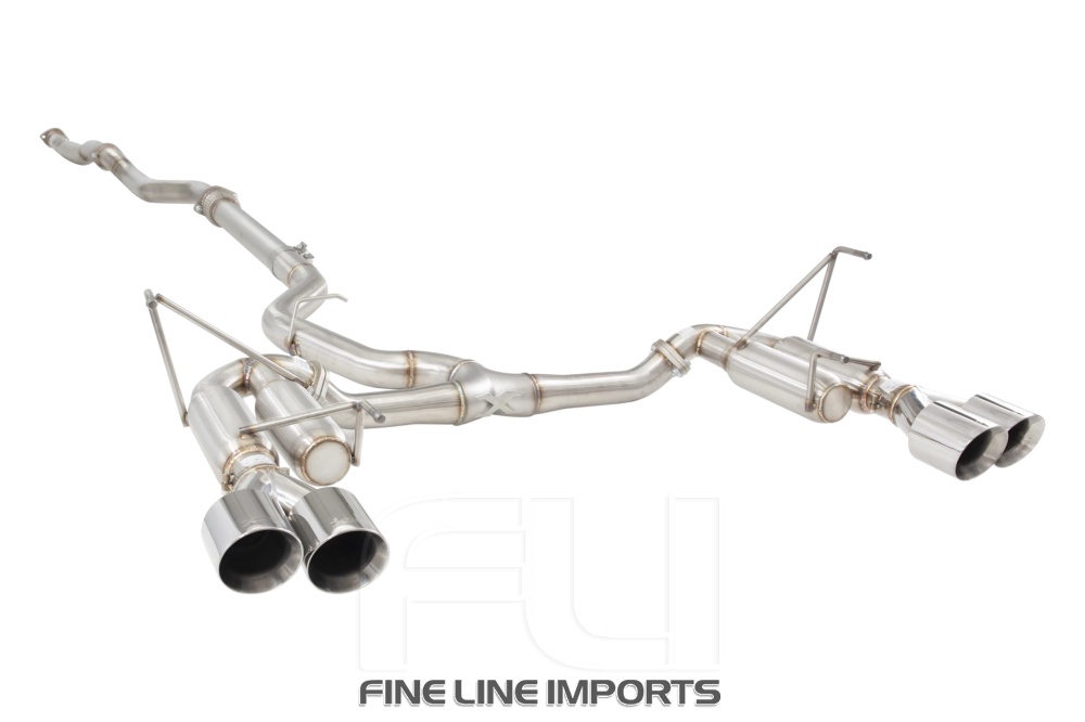 Xforce ESSW29RCS - 3 inch Cat-Back Race System, 304 Stainless Steel