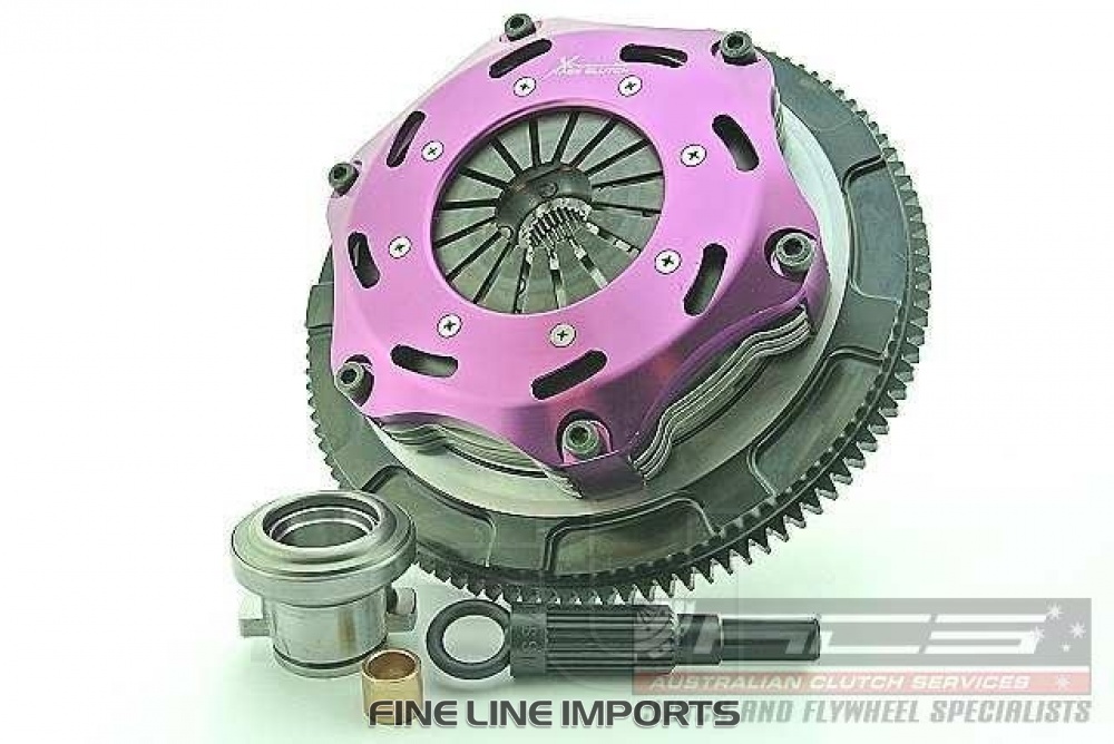Xtreme Performance - 184mm Rigid Ceramic Triplate Plate Clutch Kit Incl Flywheel