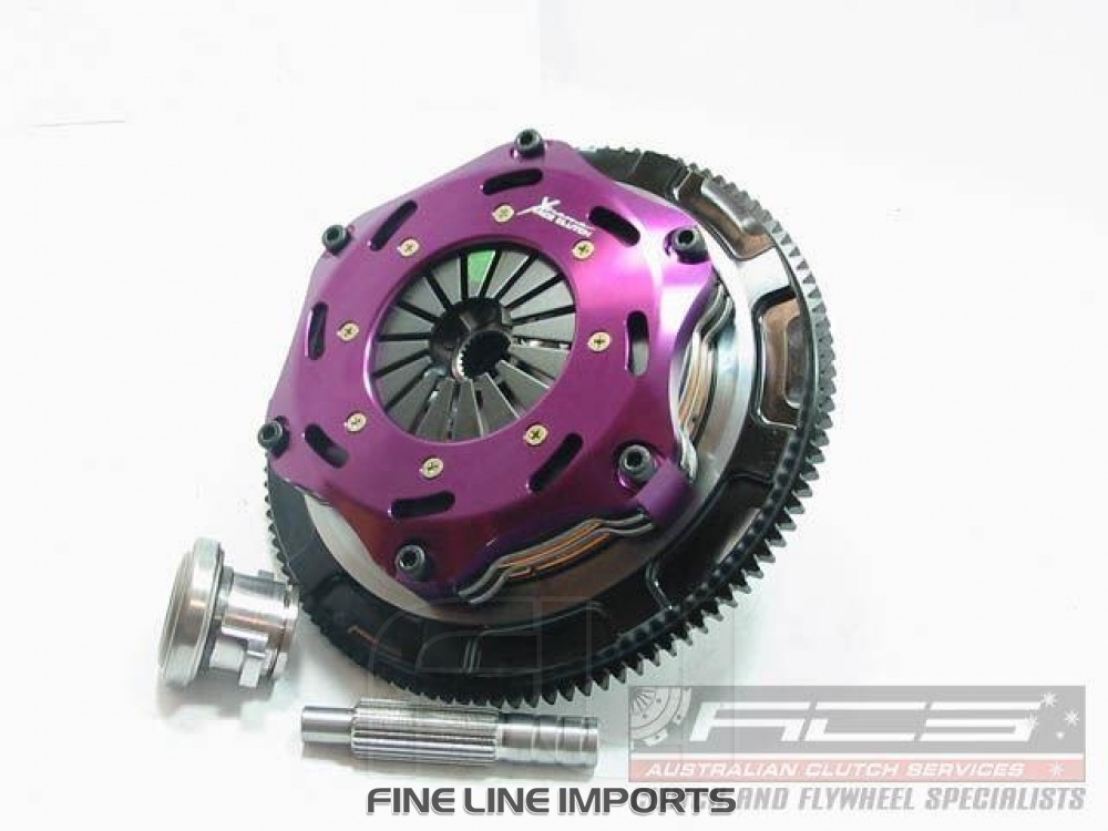 Xtreme Performance - 184mm Rigid Ceramic Twin Plate Clutch Kit Incl Flywheel