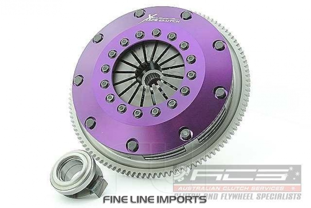 Xtreme Performance - 200mm Rigid Ceramic Twin Plate Clutch Kit Incl Flywheel