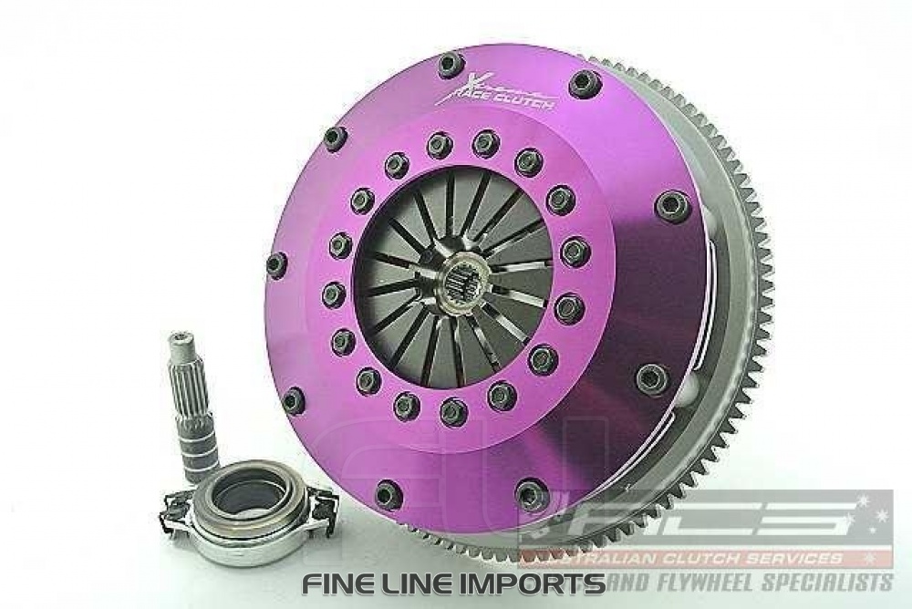 Xtreme Performance - 200mm Rigid Ceramic Twin Plate Clutch Kit Incl Flywheel