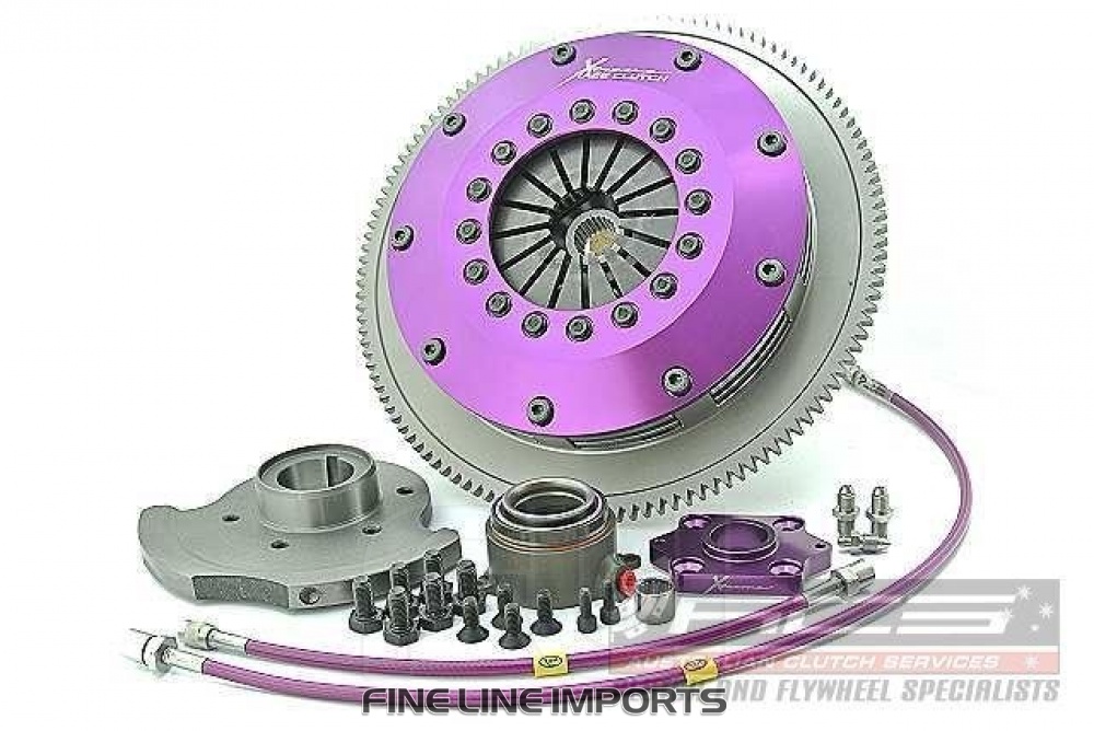 Xtreme Performance - 200mm Sprung Ceramic Twin Plate Clutch Kit Incl Flywheel & CSC