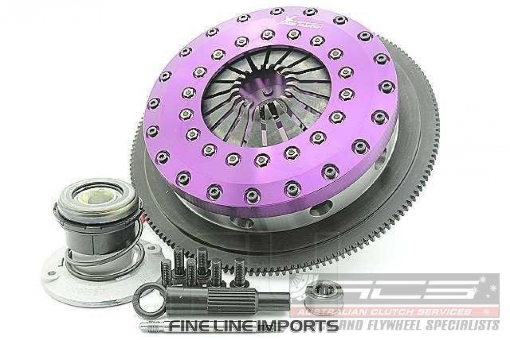 Xtreme Performance - 230mm Rigid Ceramic Twin Plate Clutch Kit Incl Flywheel & CSC