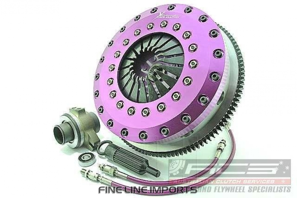 Xtreme Performance - 230mm Rigid Ceramic Twin Plate Clutch Kit Incl Flywheel & CSC