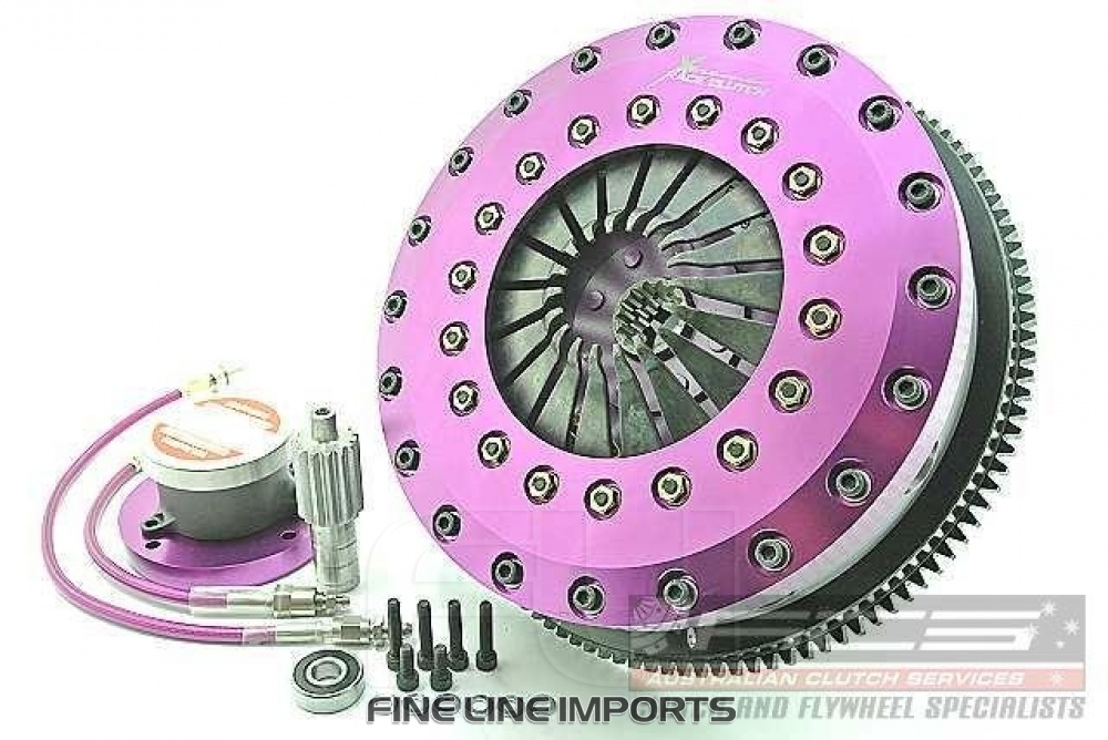 Xtreme Performance - 230mm Rigid Ceramic Twin Plate Clutch Kit Incl Flywheel & CSC