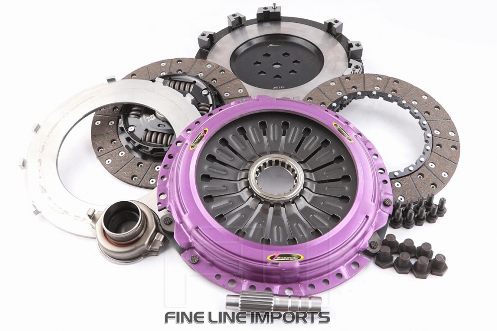 Xtreme Performance - 230mm Sprung organic Organic Twin Plate Clutch Kit Incl Flywheel