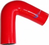 120 Graden Bocht Polyester 63mm Rood