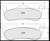 1279 CARBON METALLIC BRAKE PAD SET (PFC-1279.22)