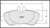 1317 Z-RATED BRAKE PAD SET (PFC-1317.10)