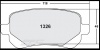 1326 CARBON METALLIC BRAKE PAD SET (PFC-1326.22)