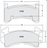 154 CARBON METALLIC BRAKE PAD SET (PFC-0154.22)