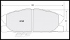 1767 CARBON METALLIC BRAKE PAD SET (PFC-1767.22)