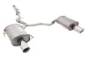 2.25 inch Cat-Back System, 409 Raw Stainless Steel