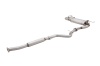 2.5 inch Cat-Back System, 409 Raw Stainless Steel