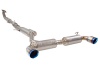 3 inch Cat-Back System, Titanium with Burnt Blue Tips