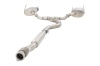3 inch Cat-Back System with Oval Mufflers (STREET SYSTEM), 304 Stainless Steel