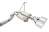 3 inch Cat-Back System with Round Mufflers (RACE SYSTEM), 304 Stainless Steel