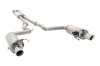 3 inch Cat-Back System with Round Varex Mufflers, 304 Stainless Steel