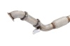 3 inch Turbo-Back System (without catalytic converter), 409 Raw Stainless Steel
