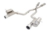 3 inch Twin Cat-Back System, 304 Stainless Steel