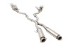 3 inch Twin Cat-Back System, 304 Stainless Steel