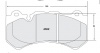 4362 RACE PAD SET - 08 CMPD 19 MM (PFC-4362.08.19.44)