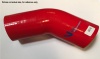 45 Graden Bocht Polyester 76mm Rood