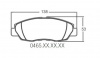 465 CARBON METALLIC BRAKE PAD SET (PFC-0465.21)