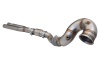 4 inch-3 inch Downpipe with High-Flow Catalytic Converter, 304 Stainless Steel