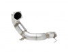 4 inch-3 inch Downpipe with High-Flow Catalytic Converter (Fits Xforce and OEM Cat-Back), 304 Stainless Steel