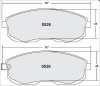 526 CARBON METALLIC BRAKE PAD SET (PFC-0526.22)