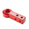 7075 Aluminium Rope Friendly Recovery Hitch Extended - Red Prismatic (SBR-RFRH4R)