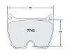 7743 RACE PAD SET - 03 CMPD 20 MM (PFC-7743.03.20.44)
