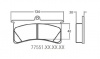7751 RACE PAD SET - 01 CMPD 20 MM (PFC-7751.01.20.44)