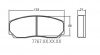7767 Z-RATED BRAKE PAD SET (PFC-7767.10)