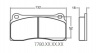 7780 Z-RATED BRAKE PAD SET (PFC-7780.10)
