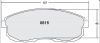 815 CARBON METALLIC BRAKE PAD SET (PFC-0815.22)
