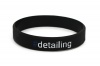CK-BR955-11 Silicone wristband | I AM A DETAILER | black