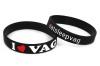 CK-BR955-13 Silicone wristband | I Love VAG | black