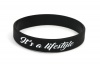 CK-BR955-17 Silicone wristband | LOWERED | black