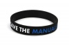 CK-BR955-22 Silicone wristband | Save The Manuals | black