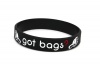 CK-BR955-6 Silicone wristband | GOT BAGS? | black