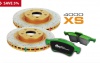 Brake Kit - 4000 Series T3 Slotted and Street Performance Brake Pads (2x DBA4574XS + DB2340SP)