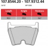 Brembo vervang remblokken - 107.9312.44